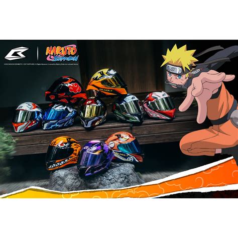 หมวกกนนอก Bilmola X NARUTO เตมใบ รน RAPID RSLT Limited Edition