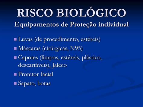 Ppt Prevenção De Acidentes Com Materiais Biológicos Powerpoint