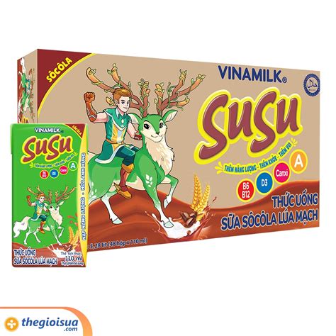 Sữa Socola Lúa Mạch Vinamilk Susu 110ml