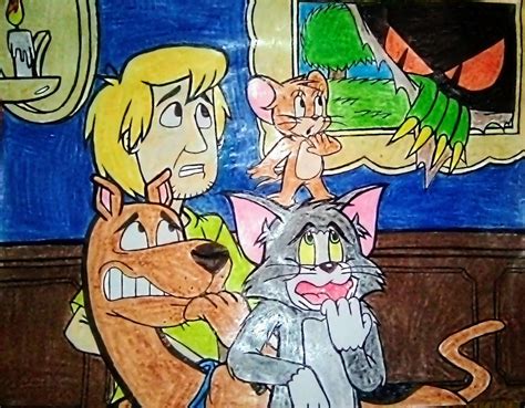 A Scooby Doo Meets Tom And Jerry Drawing I Made R TomAndJerry