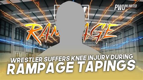 Aew Wrestler Suffers Knee Injury During Rampage Tapings Youtube