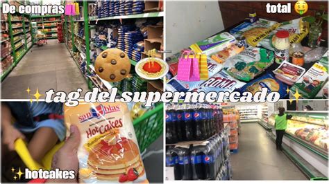 Tag Del Supermercado Comprando Lo Necesario Vamos A Aurrer