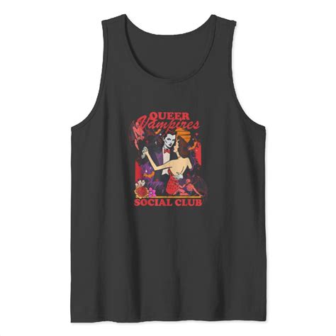 Queer Vampires Gay Lesbian Bisexua Trans Girl Halloween 2024 Tank Tops Sold By Emilanomalacia
