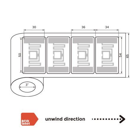 Uhf Rfid Label Impinj Monzar P X Mm Iso C Rfid Label