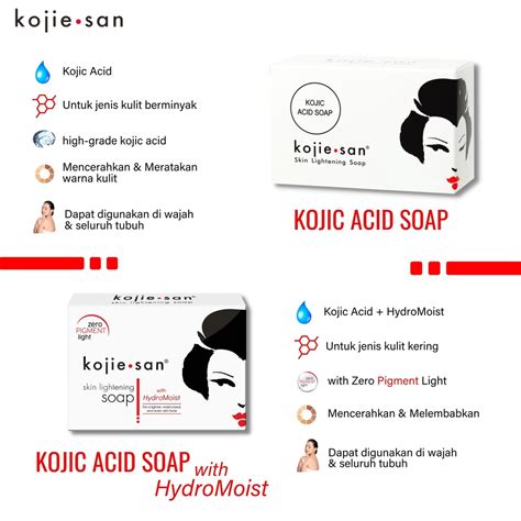 Kojie San Skin Lightening Soap With Hydromoist Gr Kojie San Indonesia