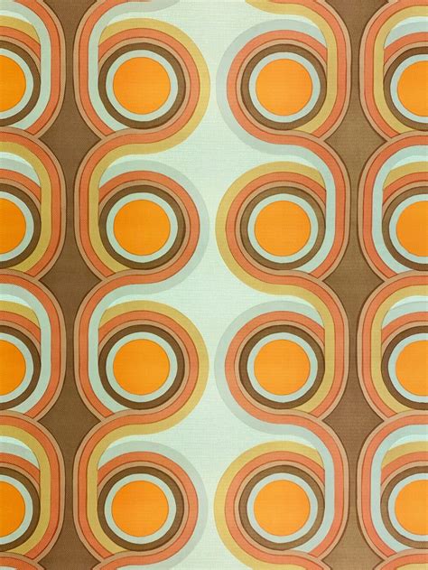 70s Geometric Wallpaper Vintage Wallpapers Online Shop