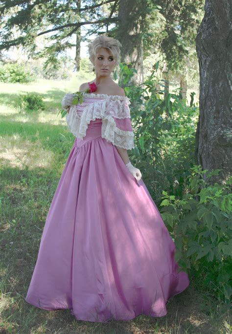 Pink Victorian Ball Gowns