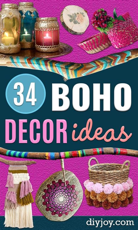 34 DIY Boho Decor Ideas - DIY Joy