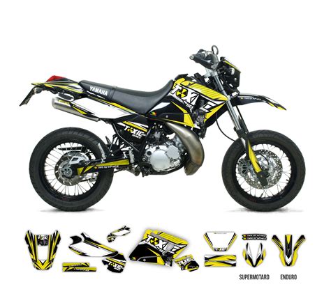 Toxic Series Graphics Kit For Yamaha Dt 125 • Tmx Graphics