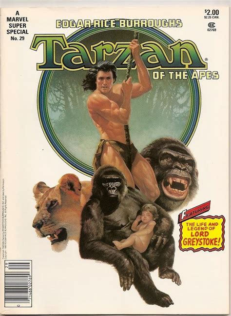 Tarzan Of The Apes Marvel Super Special 29 By Edgar Rice Burroughs