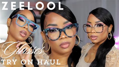 Zeelool Glasses Try On Haul Prescription And Fashion Glasses Youtube