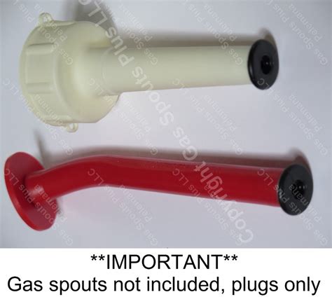 3 Pack Black Eagle Gas Can Spout Plugs Fits Rigid And Rubber Eagle Gas