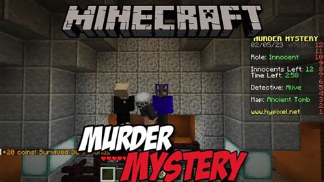 Der Mörder War Direkt Neben Mir Minecraft Murder Youtube