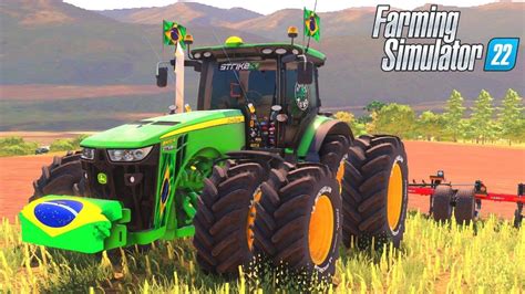 COMPREI MEU NOVO JOHN DEERE 8R PONTE FUNDA FARMING SIMULATOR 22