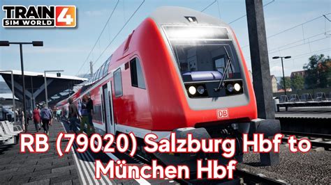 RB 79020 Salzburg Hbf to München Hbf Bahnstrecke Salzburg