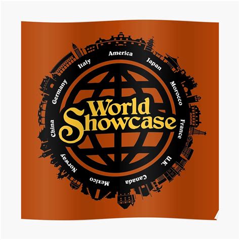 "EPCOT World Showcase" Poster by tonysimonetta | Redbubble