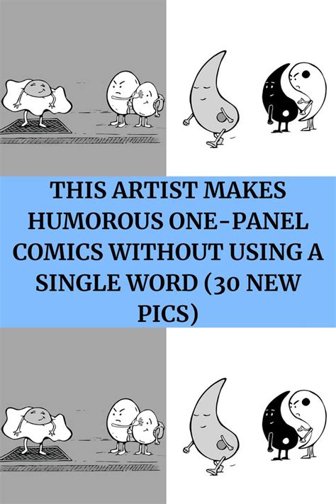 This Artist Makes Humorous One Panel Comics Without Using A Single Word