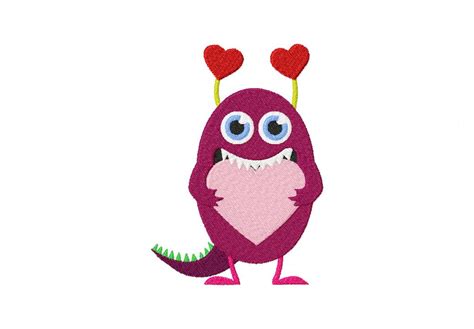 Free Love Monster Machine Embroidery Design Daily Embroidery