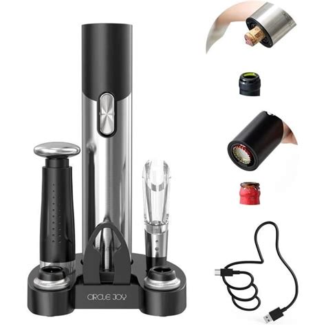 Circle Joy Tire Bouchon Lectrique En Ouvre Bouteille Rechargeable