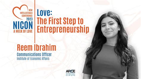 Reem Ibrahim Love The First Step To Entrepreneurship Youtube