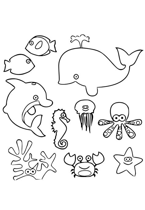 Free Printable Sea Pictures Pomegranate Coloring Page Free Printable