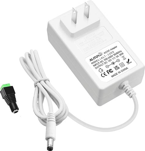 Amazon Alitove V Power Supply Volt A W Ac Dc Adapter White