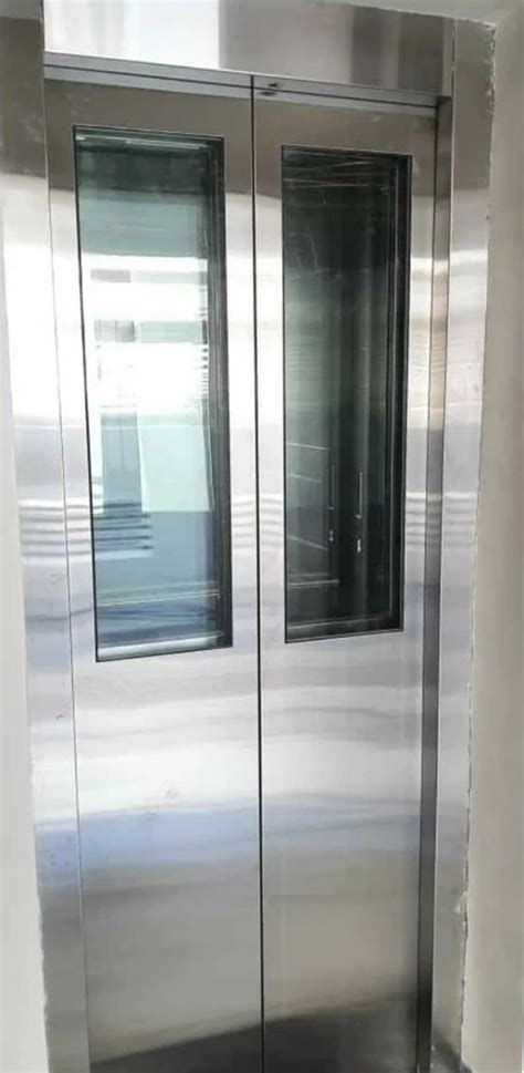 Center Opening Silver Stainless Steel Elevator Door Automatic At Rs 15000 In Ahmedabad