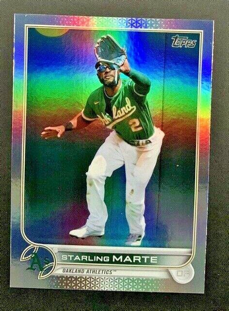 Topps Series Starling Marte Oakland Athletics Rainbow