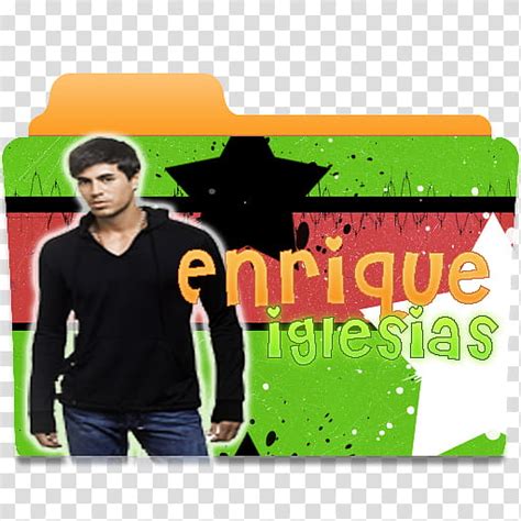 New Folder Of Singers Enrique Iglesias Folder Icon Transparent