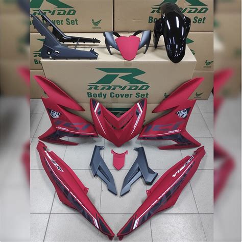 Rapido Cover Set Assembly Y Zr V Sticker Tanam Airbrush Shopee