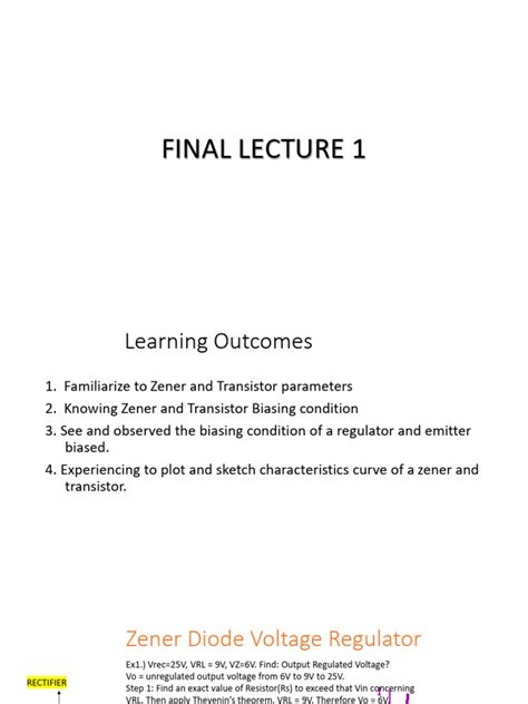 Final Lecture 1 Pdf Bipolar Junction Transistor Manufactured Goods