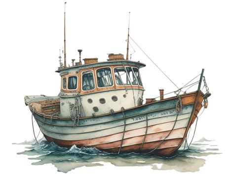 Fishing Boat Png Vector Psd And Clipart With Transparent Background