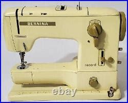 Craft Carrying Case Tested Vintage Sewing Machine Bernina Record