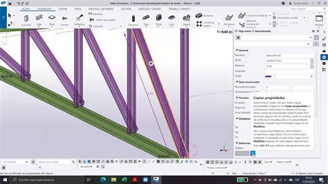 Modelado De Armadura De Acero Para Techo Tekla Structure Youtube