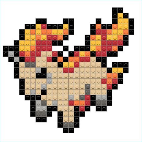 Ausmalbilder Pokemon Solgaleo Und Lunala Genial Pixel Art Pokemon Lune