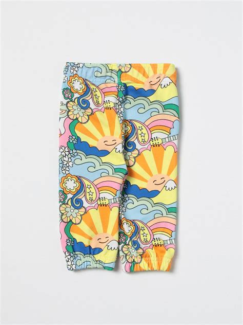 Stella Mccartney Kids Pants For Baby Yellow Cream Stella Mccartney