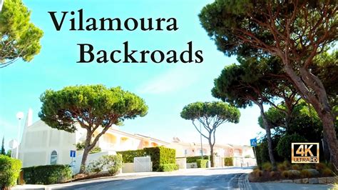 Vilamoura Portugal Backroads Car Ride Algarve Portugal Dash Cam City