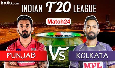 KXIP 162 5 In 20 Overs Vs KKR 164 6 Kolkata Beat Punjab By Two Runs