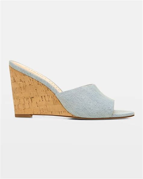 Veronica Beard Dali Cork Wedge Sandals Stylemi