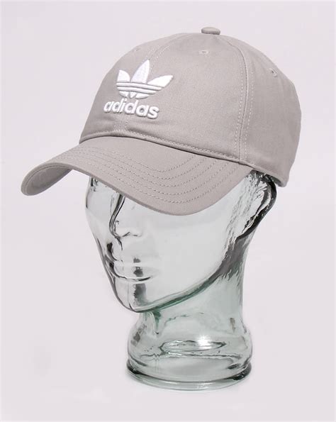 Adidas Originals Trefoil Baseball Cap Grey Mens Hat