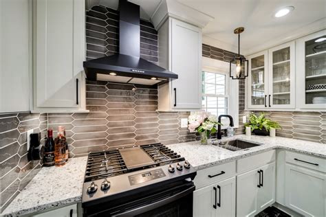 Medium Transitional Kitchen Design Alexandria Va Transitional