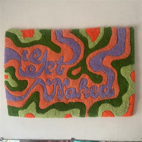 Tufted Rug With Get Naked 2ft X 3ft DM Me If Depop