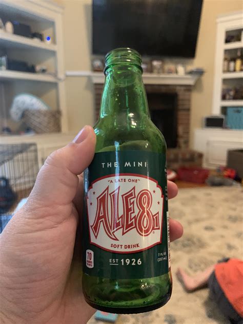 This small bottle of Ale 8. : r/mildlyinteresting