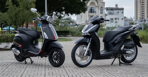 So sánh xe tay ga Honda SH và Vespa Sprint Lựa chọn nào tốt hơn trong