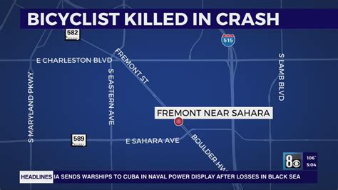 61 Year Old Bicyclist Killed In Las Vegas Valley Crash