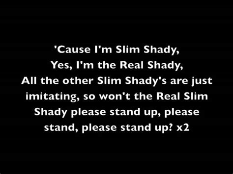 The Real Slim Shady - Eminem [Lyrics] Chords - Chordify