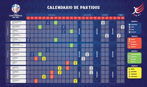 Calendario De Chile En La Copa América 2024 24horas