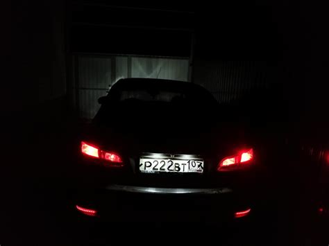 Led подсветка номерного знака — Nissan Almera V (G11/15), 1,6 л, 2013 ...