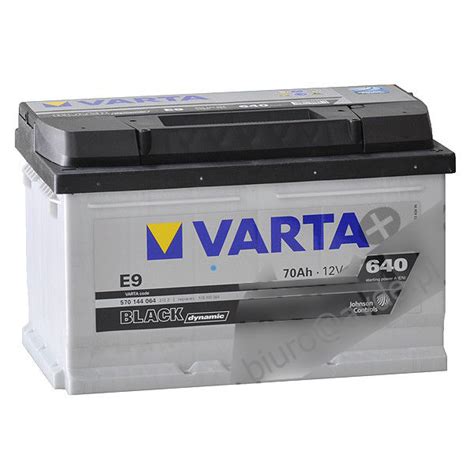 Akumulator VARTA BLACK DYNAMIC E9 70AH P 640A 12V Avde Pl