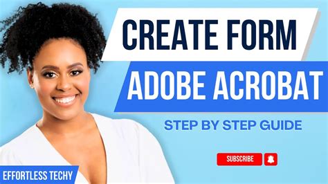 Master Fillable Forms In Adobe Acrobat Beginner Youtube